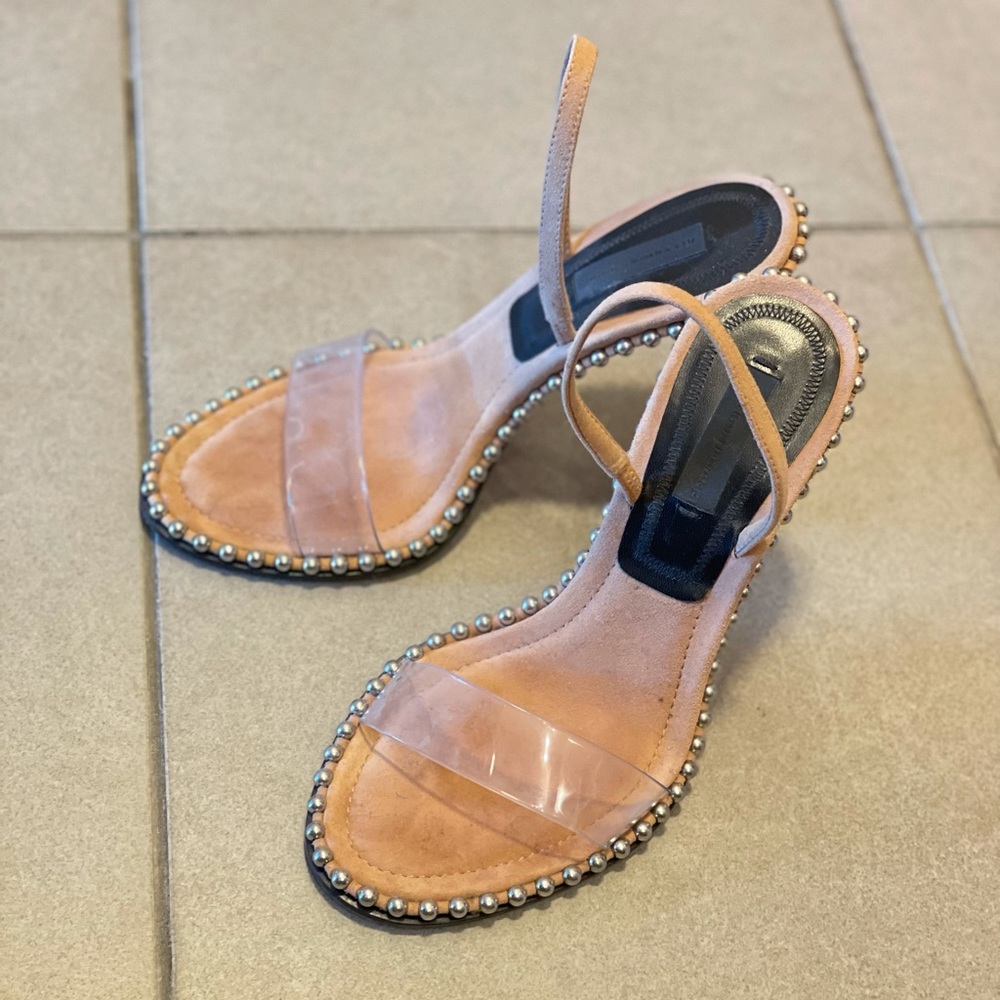 Alexander Wang Tan and Clear Women's Shoes